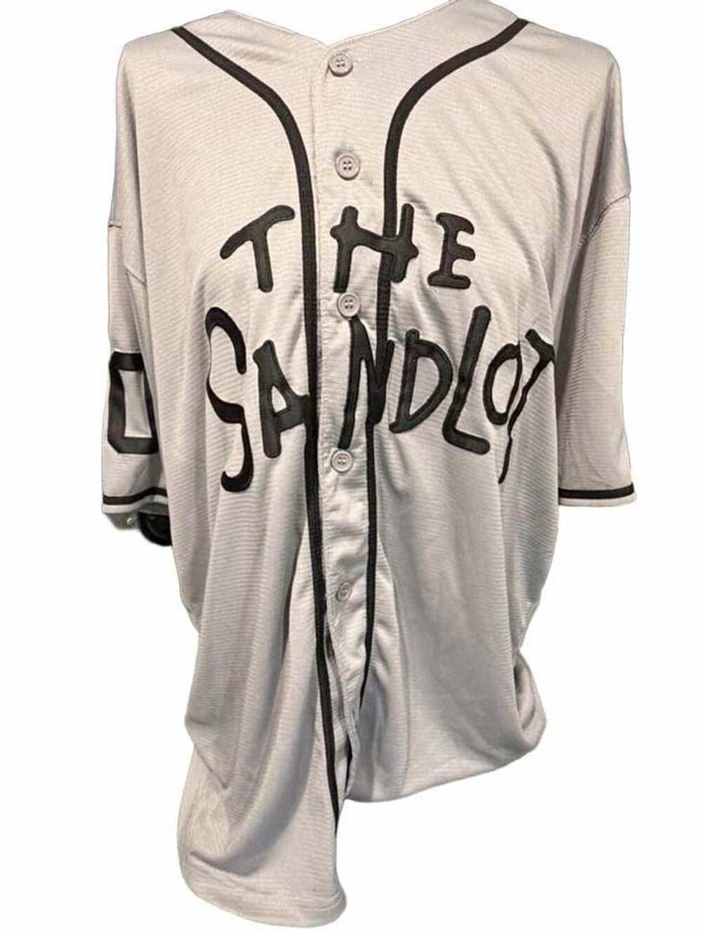 The Sandlot Benny The Jet Rodriguez #30 Movie Baseball Jersey Men's XL